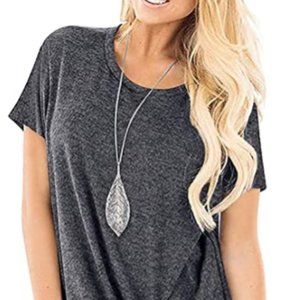 Women's o-neck casual kink shirt